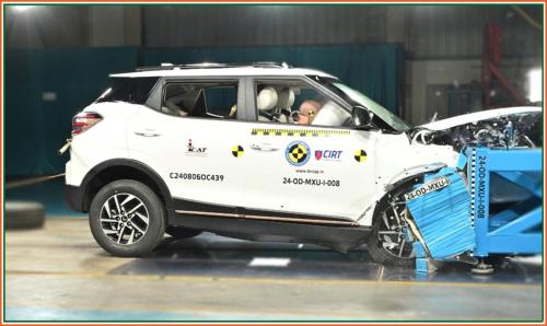 XUV 400EV_FRONTAL IMPACT_DURING TEST